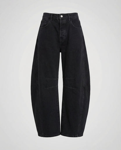 Wide leg-jeans dam — bekväma jeans med vida ben