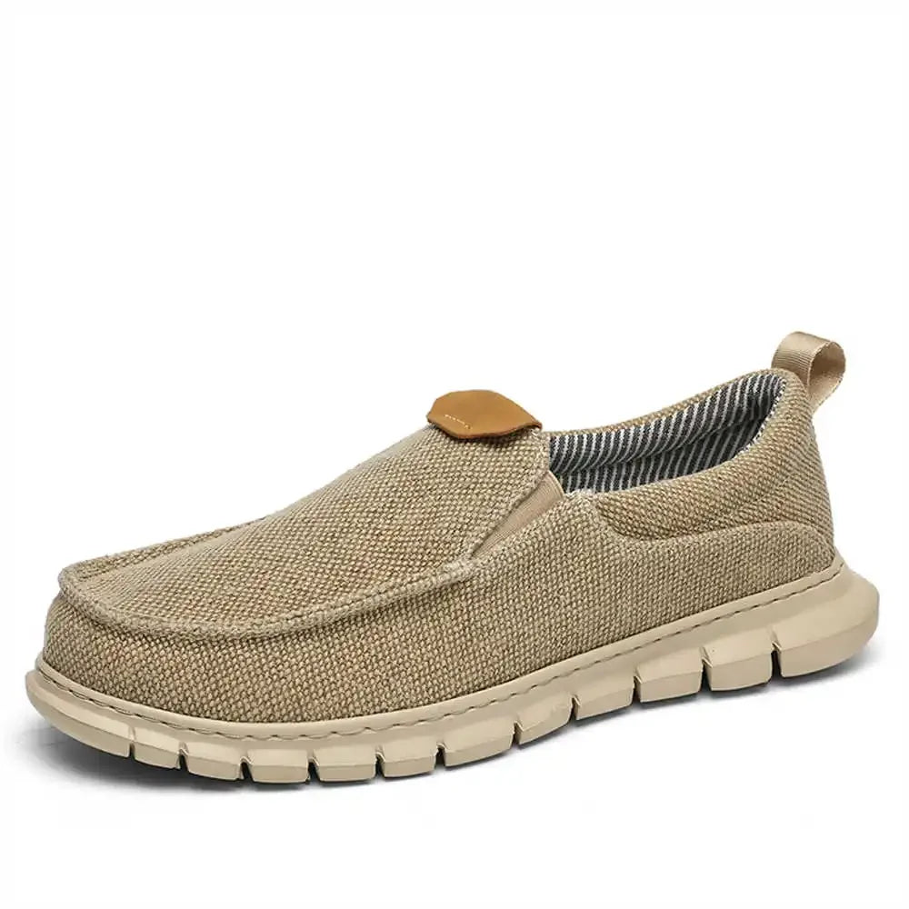 Canvas-loafers herr — lätta och andningsbara sommarskor