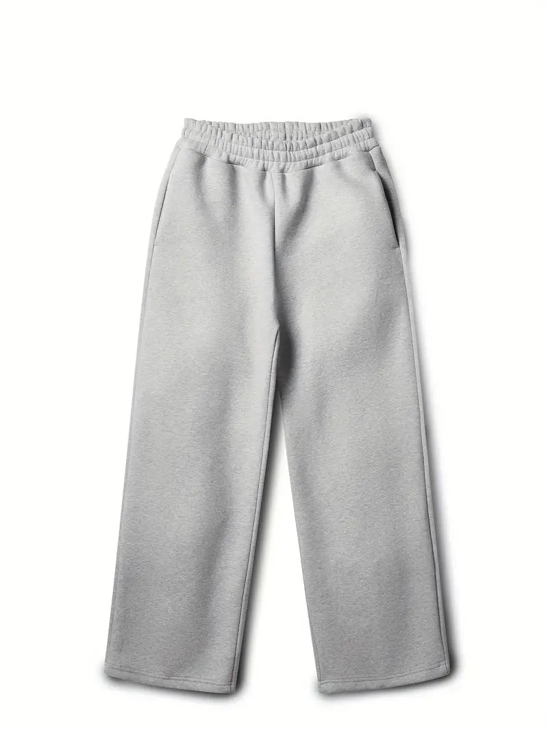 Träningsset herr — hoodie och joggingbyxor, rak passform