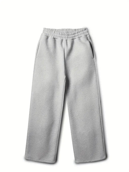 Träningsset herr — hoodie och joggingbyxor, rak passform