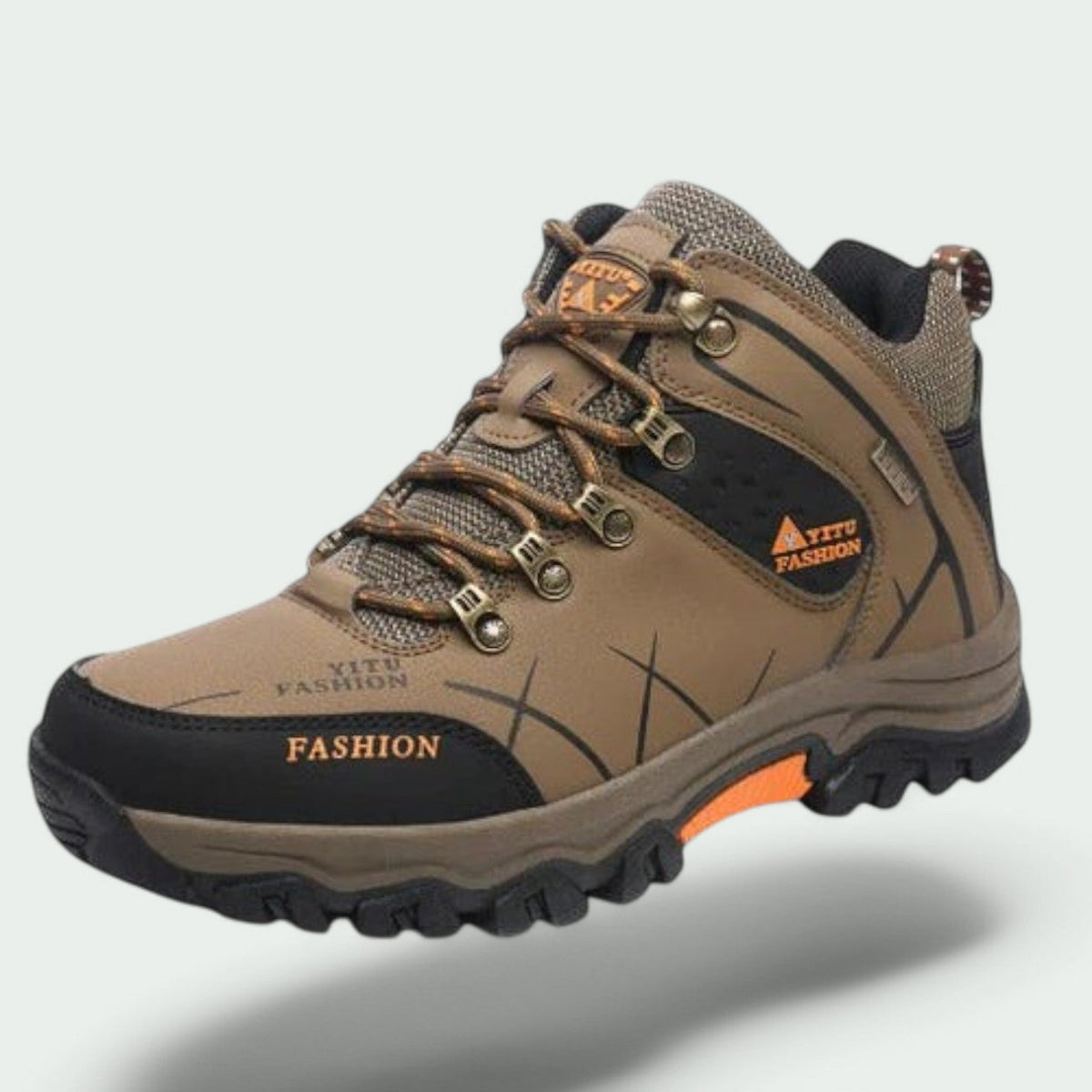 Vandringsskor herr, vattentäta — med stöd och halkfri sula