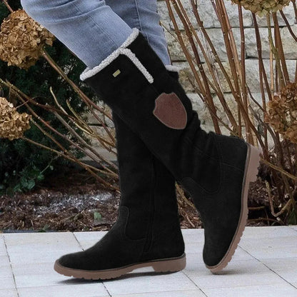 Vinterboots dam, textil — varma och stilrena med halkfri såla