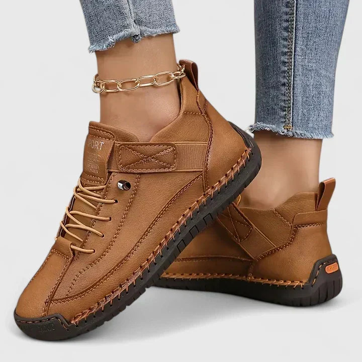 Bekväma komfortsneakers dam — lätta skor med mjuk dämpning