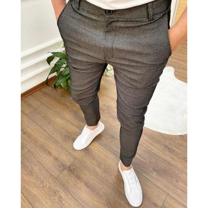 Chinos herr, klassiska — eleganta byxor i bomullsmix