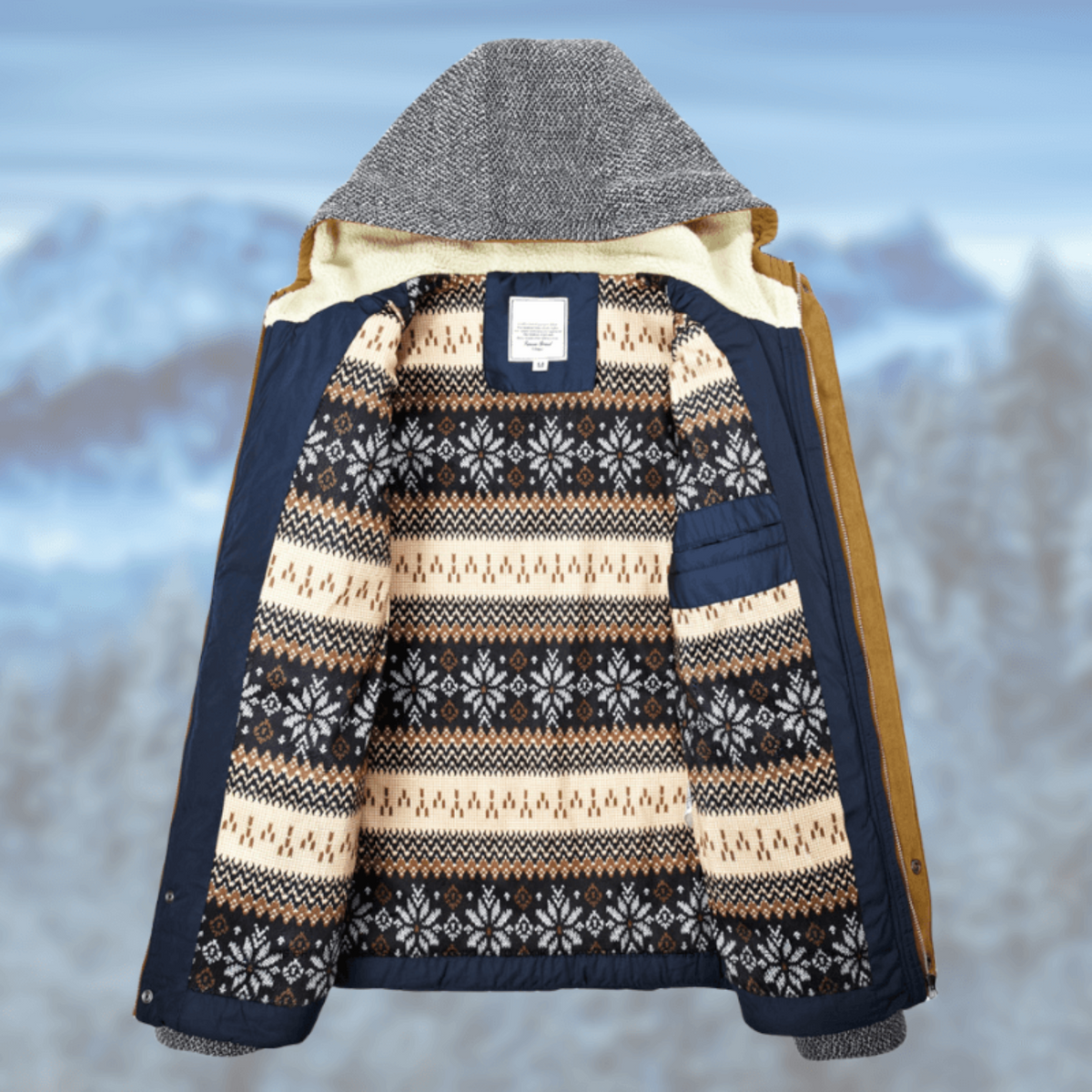Elegant vinterjacka herr — varm och bekväm jacka