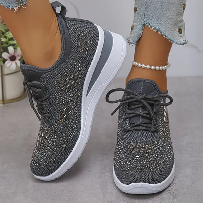 Ultrabekväma komfortsneakers dam — lätta skor med mjuk dämpning
