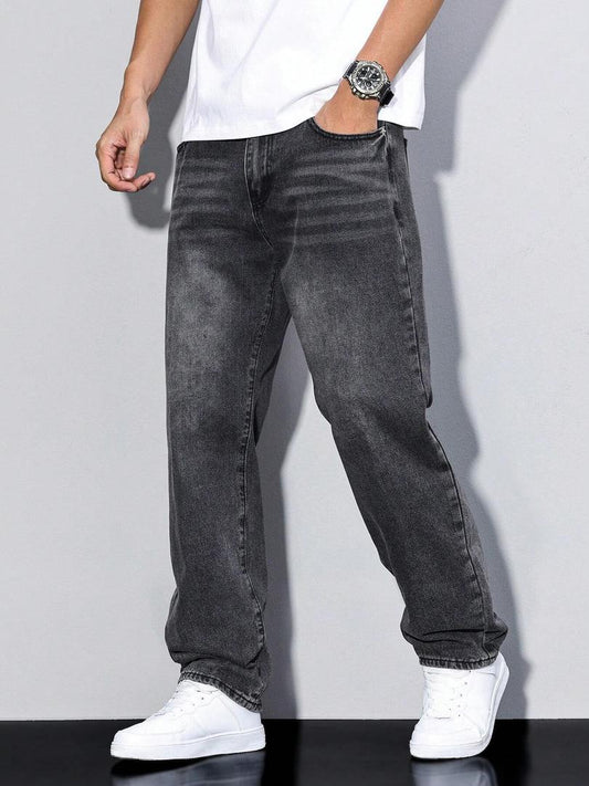 Jeans herr — rak passform i klassisk denim