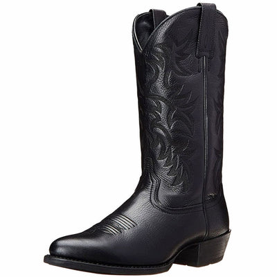 Cowboyboots dam — westernstövlar med brodyr och blockklack