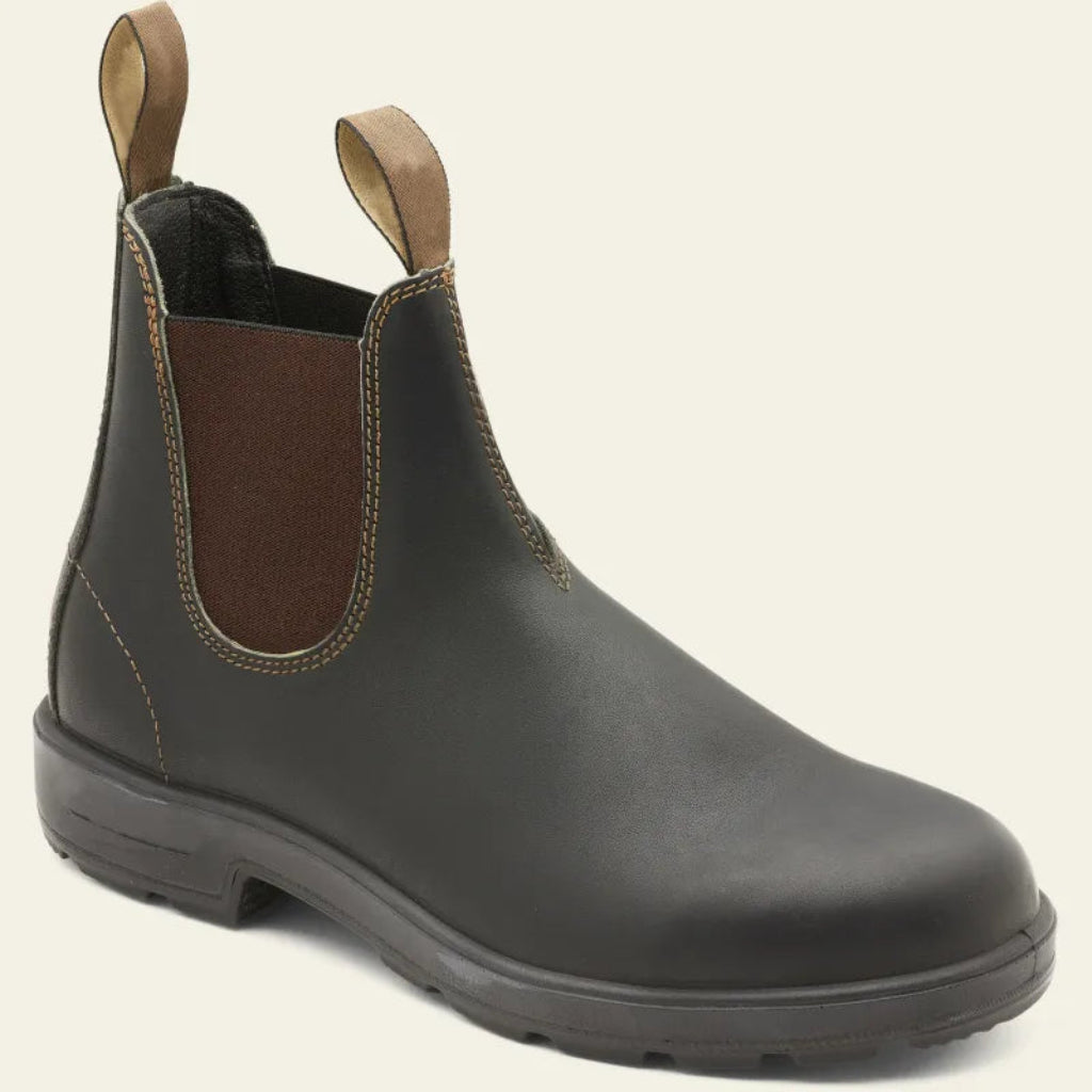 Boots herr, vattenavvisande — slip-on med resårsidor