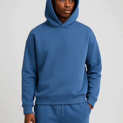 Träningsset herr — oversized hoodie och joggingbyxor