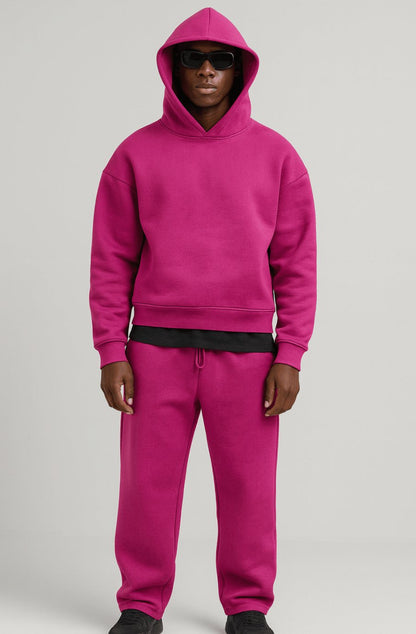 Träningsset herr — oversized hoodie och joggingbyxor