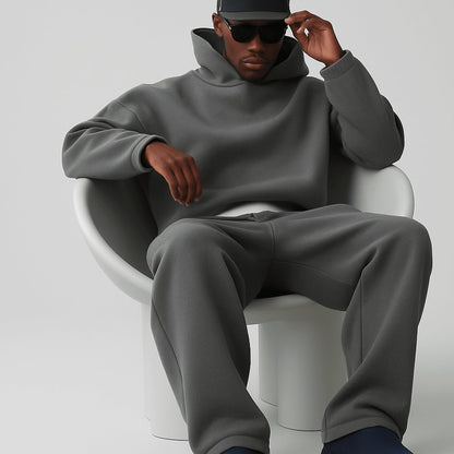 Träningsset herr — oversized hoodie och joggingbyxor